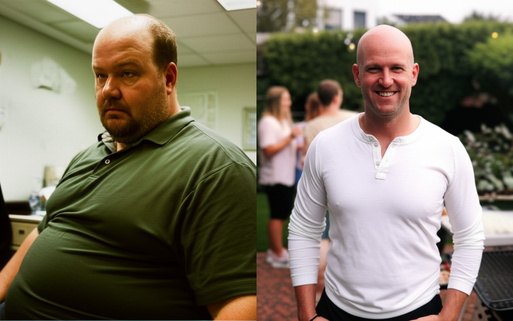 Dan's transformation - Before and After